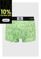 Bóxer Estampado Con Logo Multicolor Calvin Klein de Calvin Klein
