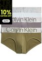 Pack De 3 Calzoncillos Hip Brief Slip Multicolor Calvin Klein de Calvin Klein