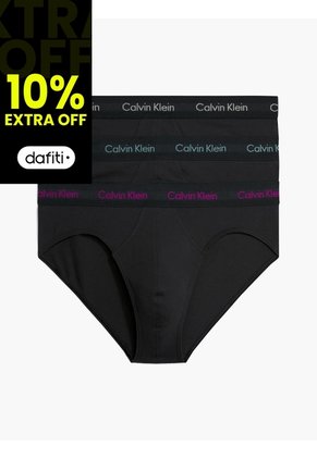 Pack De 3 Calzoncillos Hip Brief Negro Calvin Klein