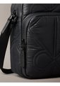 Bolso Negro Reporter Acolchado Con Logo Monograma Calvin Klein de Calvin Klein