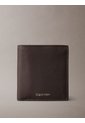 Billetera Negra Plegada Slim Con Logo Grabado Calvin Klein de Calvin Klein
