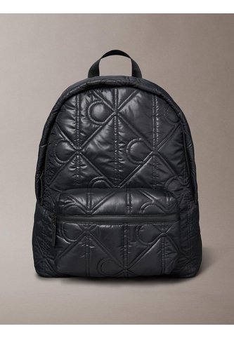 Morral Negro Acolchado Con Logo Monograma Calvin Klein Calvin Klein