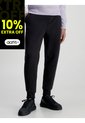 Jogger Negro De Chándal Con Monograma Calvin Klein de Calvin Klein