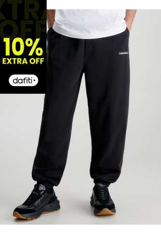 Jogger Negro De Chándal Holgado Algodón Calvin Klein Calvin Klein