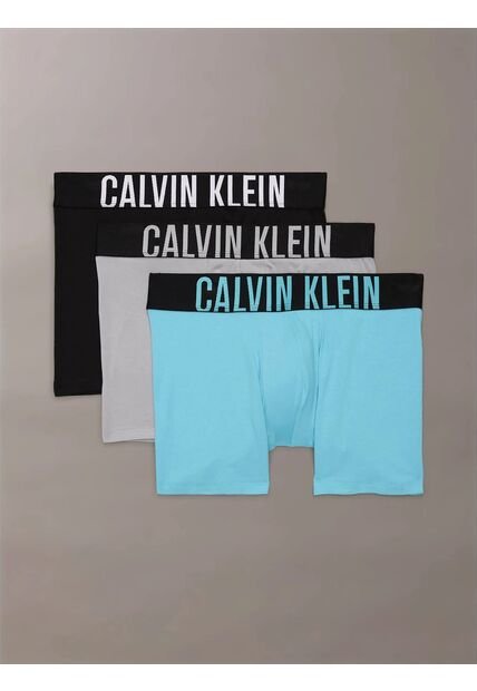 Pack Multicolor De 3 Bóxers Largos - Intense Power Calvin Klein