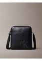 Bolso Negro Reporter Con Logo Monograma Grabado Calvin Klein de Calvin Klein