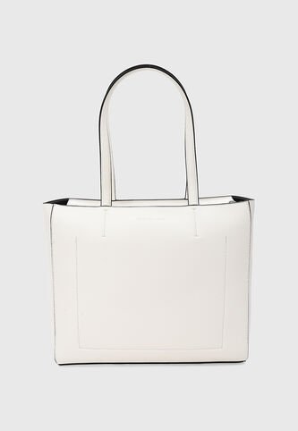 Bolso Calvin Klein Sclupted Marfil Calvin Klein