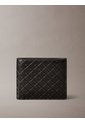 Billetera Negra Plegada Con Monograma Grabado Con Monedero Calvin Klein de Calvin Klein