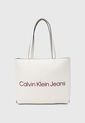 Bolso Calvin Klein Sclupted Marfil de Calvin Klein