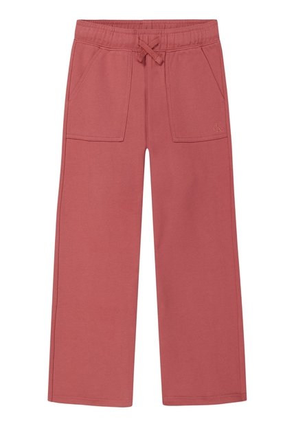 Pantalón Rosa Para Niña De Corte Ancho Calvin Klein