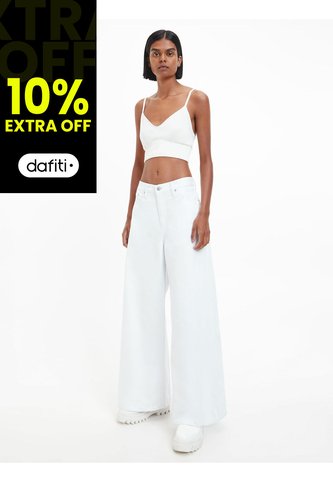 Top De Top De Jersey De Punto Milano Blanco Calvin Klein Calvin Klein