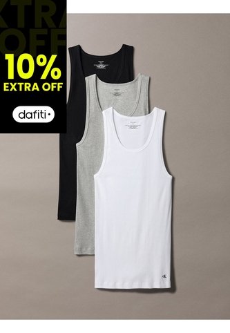 Pack Multicolor De 3 Camisetas De Tirantes - Cotton Classics Calvin Klein Calvin Klein