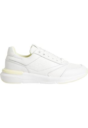 Tenis Blanco Runner Lace Up Con Monograma Calvin Klein