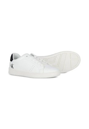Tenis Blanco De Corte Bajo Con Cordones Calvin Klein