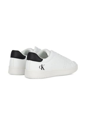 Tenis Blanco De Corte Bajo Con Cordones Calvin Klein