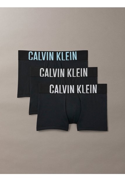 Pack Negro De 3 Boxers Ajustados - Intense Power Calvin Klein