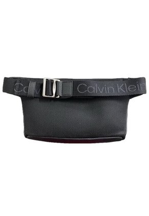 Canguro Negro Cargo Con Logo Calvin Klein