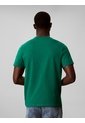 Camiseta Verde Con Gráfico De Logo Calvin Klein de Calvin Klein
