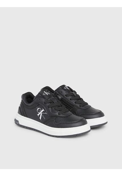 Tenis Negro Con Punta Redonda Para Niño Calvin Klein