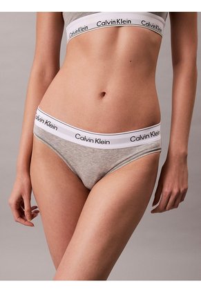 Pantys Gris Clásicas - Icon Cotton Modal Calvin Klein