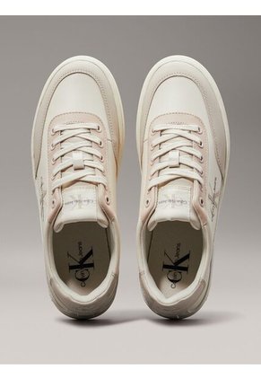 Tenis Beige Classic De Cuero Calvin Klein