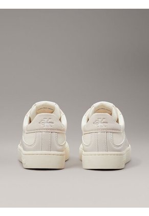 Tenis Beige Classic De Cuero Calvin Klein