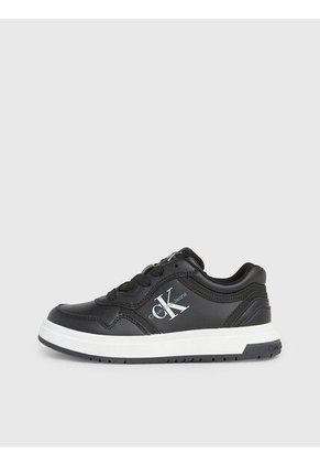Tenis Negro Con Punta Redonda Para Niño Calvin Klein