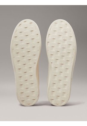 Tenis Beige Classic De Cuero Calvin Klein
