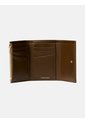 Billetera Beige Trifold Con Estampado Emblem Integral Calvin Klein de Calvin Klein