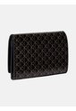Billetera Negra Trifold Con Estampado Emblem Integral Calvin Klein de Calvin Klein