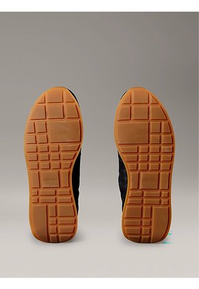 Tenis Negro De Running Con Logo Distintivo Calvin Klein