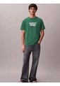Camiseta Verde Con Logo Gráfico Calvin Klein de Calvin Klein