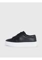 Tenis Negros Con Plataforma Y Monograma de Calvin Klein