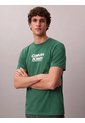 Camiseta Verde Con Logo Gráfico Calvin Klein de Calvin Klein