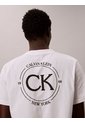 Camiseta Blanca Con Estampado Gráfico Calvin Klein de Calvin Klein