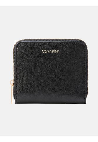 Billetera Negra Mediana Con Cierre De Cremallera Calvin Klein Calvin Klein