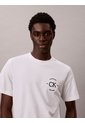 Camiseta Blanca Con Estampado Gráfico Calvin Klein de Calvin Klein