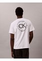 Camiseta Blanca Con Estampado Gráfico Calvin Klein de Calvin Klein