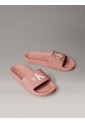 Sandalias Rosa Slide Con Monograma Calvin Klein de Calvin Klein