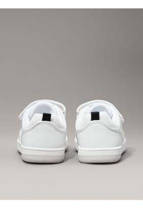 Tenis Blanco Niña Con Doble Velcro Calvin Klein