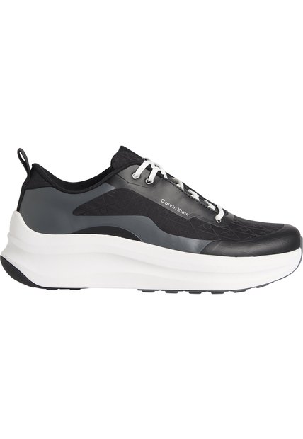 Tenis Negro Chunky Runner Lace Calvin Klein