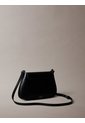 Bolso Negro Cruzado Mediano Con Solapa Calvin Klein de Calvin Klein