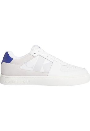 Tenis Blanco Clásicos Con Detalle De Gamuza Calvin Klein