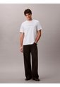 Camiseta Celeste Con Logo En Relieve Calvin Klein de Calvin Klein