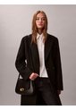 Bolso Negro Cruzado Mediano Con Solapa Calvin Klein de Calvin Klein