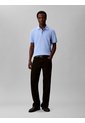 Polo Azul Con Sutiles Rayas Tonales Calvin Klein de Calvin Klein