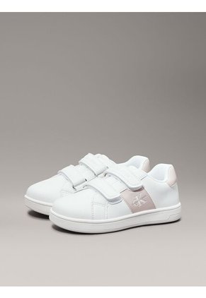 Tenis Blanco Para Niña Con Doble Velcro Calvin Klein
