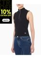Camiseta Negra Sin Mangas Con Cremallera Calvin Klein de Calvin Klein