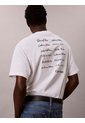 Camiseta Blanca Con Estampado Gráfico Calvin Klein de Calvin Klein