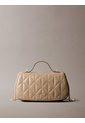 Bolso Beige De Mano Acolchado Calvin Klein de Calvin Klein